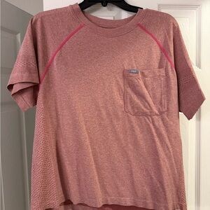 Figs womens Short Sleeve Tee in Dusty Pink
